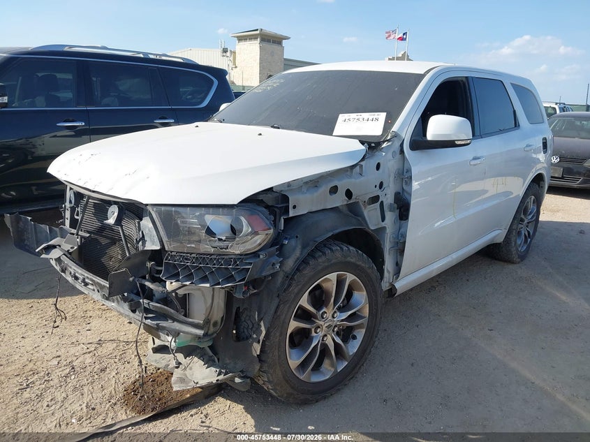 Vin: 1c4rdjdgxlc286094, lot: 46252170, dodge durango gt plus awd 20202