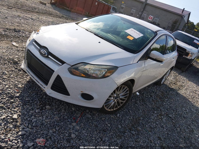 Vin: 1fadp3n29dl259430, lot: 46252176, ford focus titanium 20132