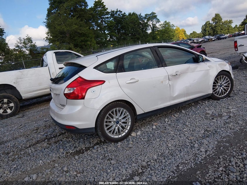 Vin: 1fadp3n29dl259430, lot: 46252176, ford focus titanium 20134