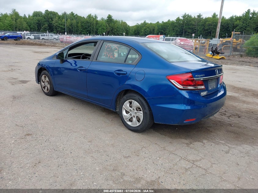 Vin: 2hgfb2f50eh549382, lot: 46252185, honda civic lx 20143