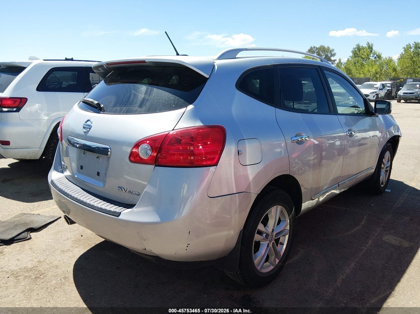 Vin: jn8as5mv4dw600495, lot: 46252187, nissan rogue sv 20134