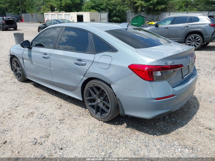 Vin: 2hgfe2f50nh566657, lot: 46252191, honda civic sport 20223