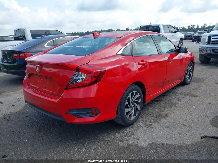 Vin: 2hgfc2f78jh515392, lot: 46252204, honda civic ex 20184