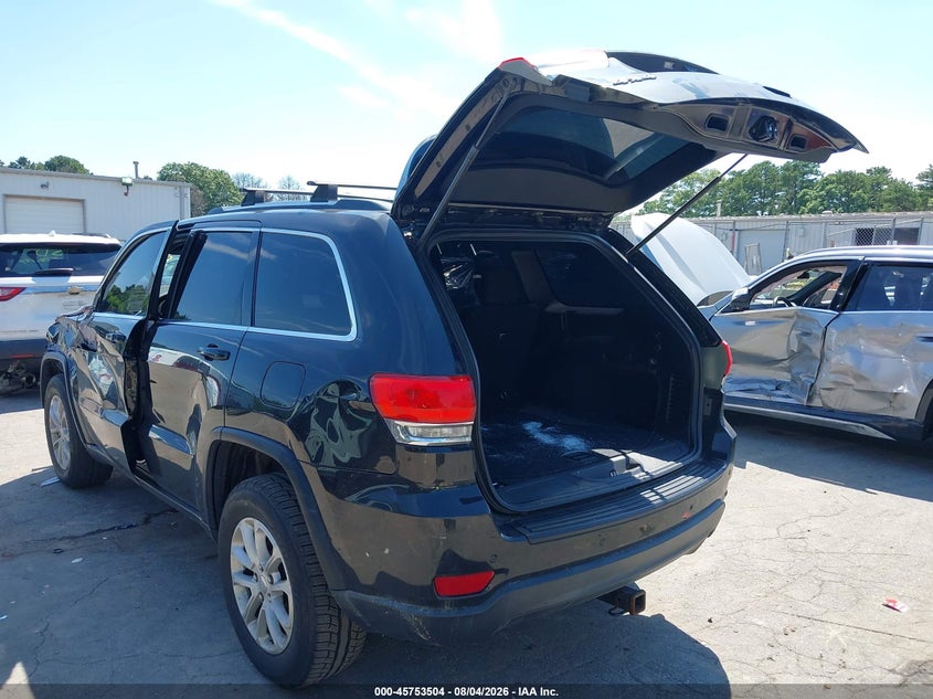 Vin: 1c4rjfag9gc438446, lot: 46252226, jeep grand cherokee laredo 20163