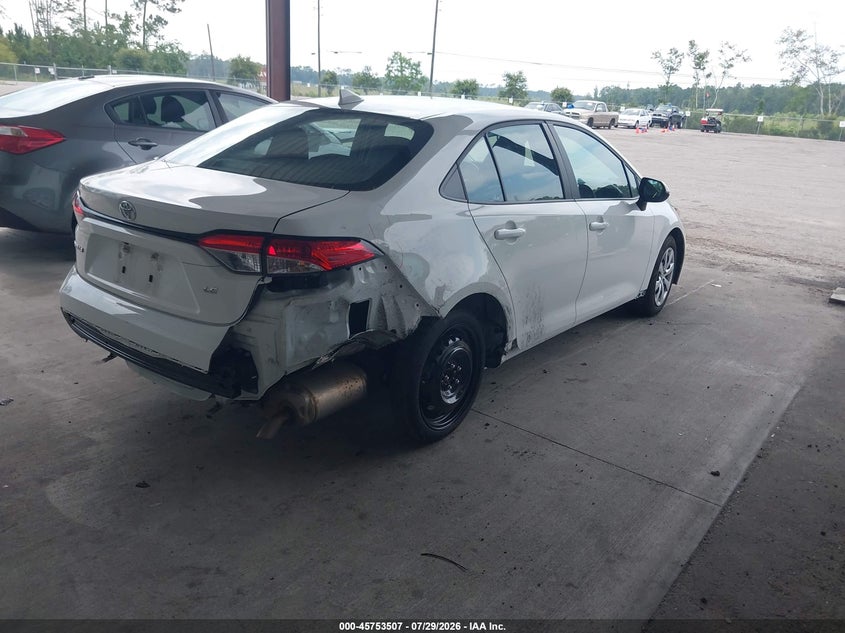 Vin: 5yfb4mde7rp187489, lot: 46252229, toyota corolla le 20244