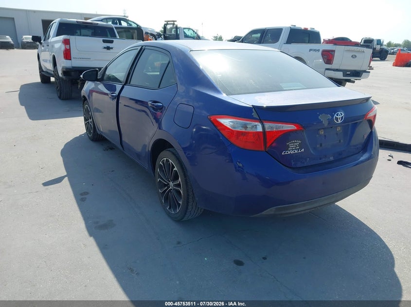 Vin: 5yfburhe0ep027861, lot: 46252233, toyota corolla l/le/le pls/prm/s/s pls 20143