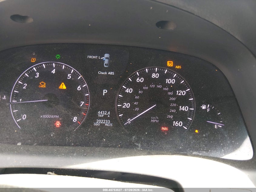 2007 LEXUS LS 460 auction photo 7