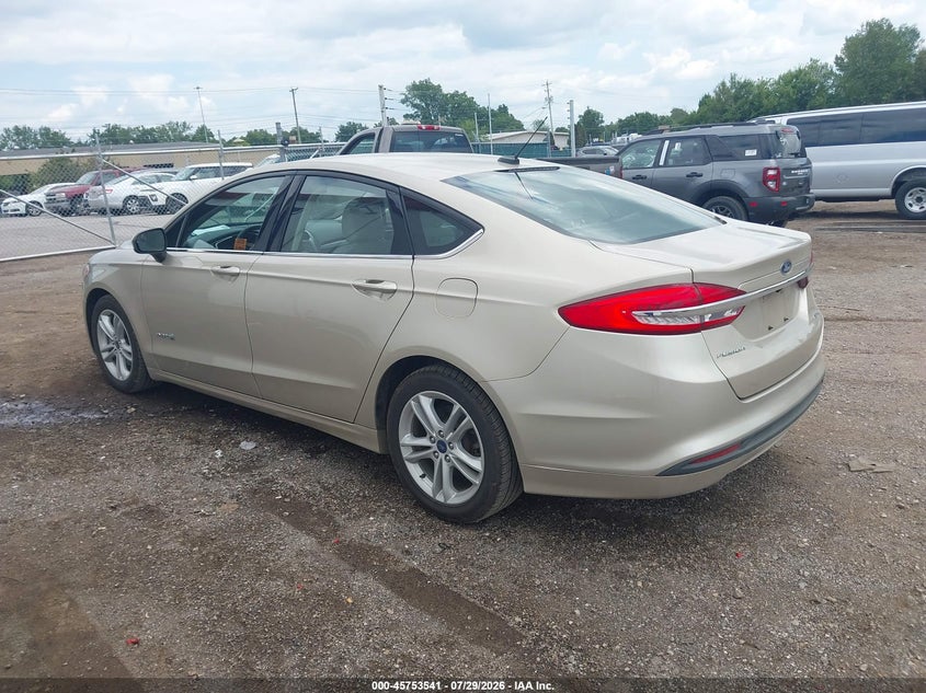 2018 FORD FUSION HYBRID auction photo 3
