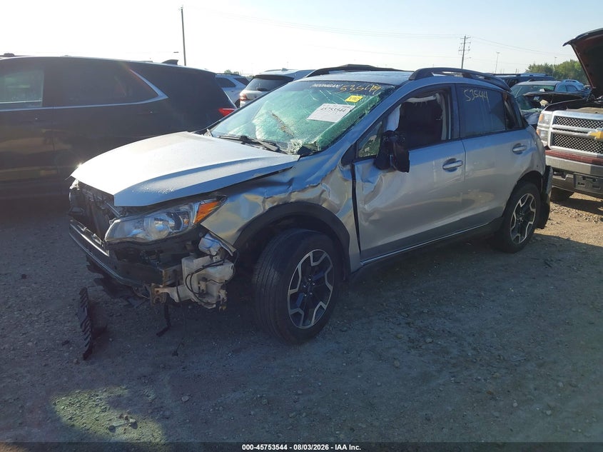 Vin: jf2gpalc8hh241650, lot: 46252266, subaru crosstrek 2.0i limited 20172