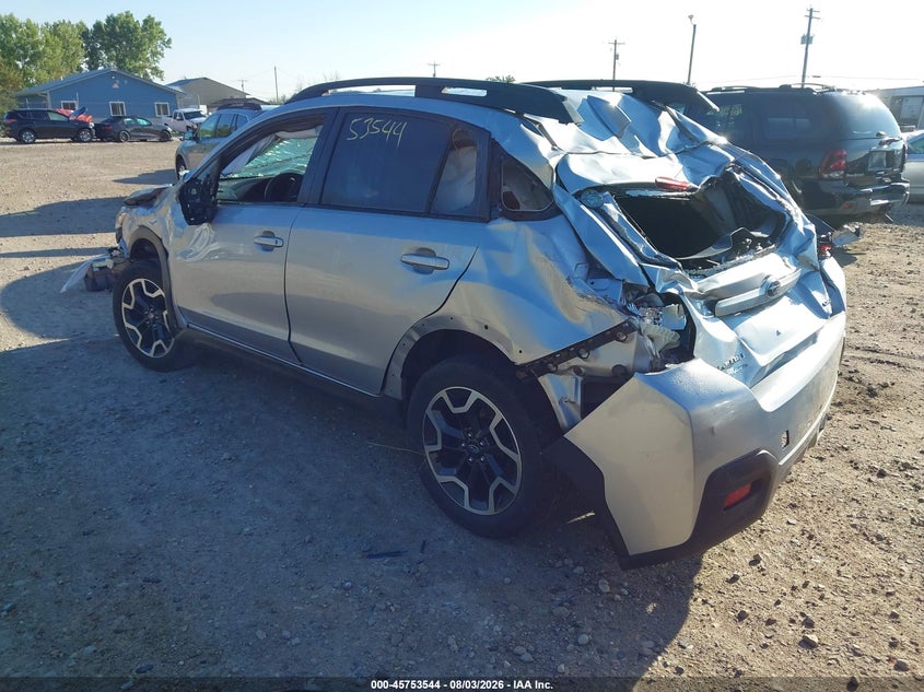 Vin: jf2gpalc8hh241650, lot: 46252266, subaru crosstrek 2.0i limited 20173