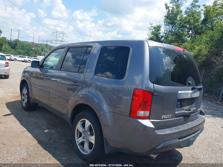 Vin: 5fnyf4h55fb007061, lot: 46252276, honda pilot ex-l 20153