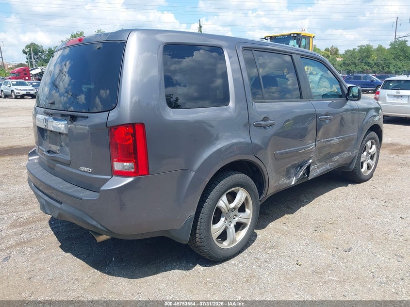 Vin: 5fnyf4h55fb007061, lot: 46252276, honda pilot ex-l 20154