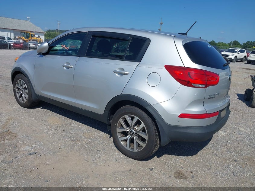 Vin: kndpb3ac2e7662261, lot: 46252283, kia sportage lx 20143