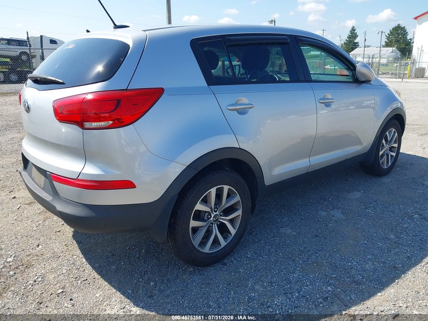 Vin: kndpb3ac2e7662261, lot: 46252283, kia sportage lx 20144
