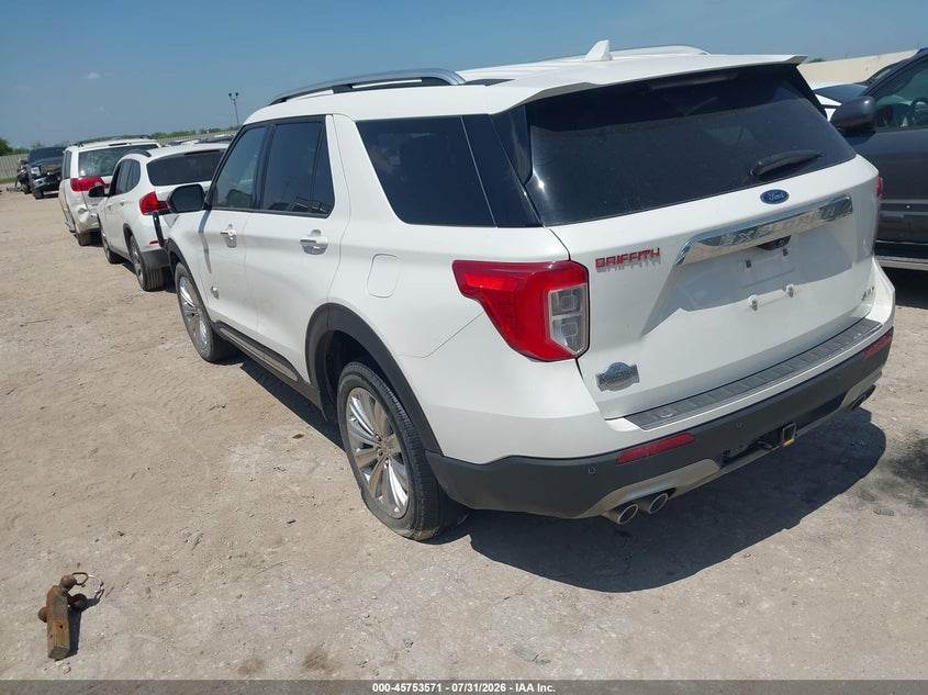 Vin: 1fm5k8lcxpgb10264, lot: 46252293, ford explorer king ranch 20233
