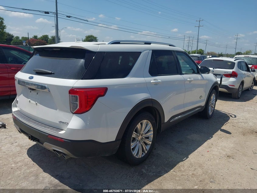 Vin: 1fm5k8lcxpgb10264, lot: 46252293, ford explorer king ranch 20234