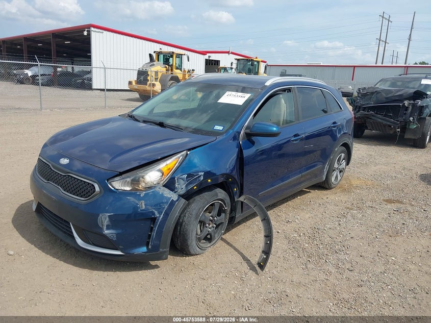 Vin: kndcb3lc1k5260721, lot: 46252310, kia niro lx 20192