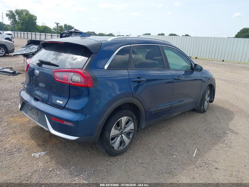 Vin: kndcb3lc1k5260721, lot: 46252310, kia niro lx 20194