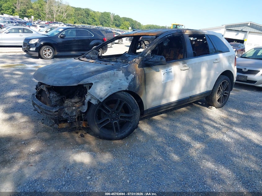Vin: 2fmdk3jc0dba30508, lot: 46252316, ford edge sel 20132