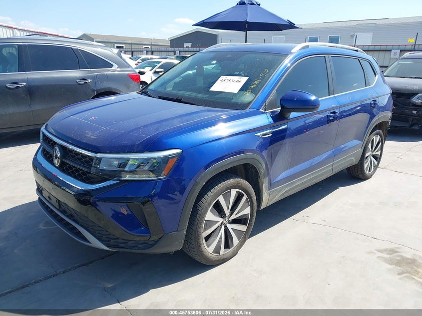 Vin: 3vvsx7b2xpm353673, lot: 46252328, volkswagen taos 1.5t se 20232