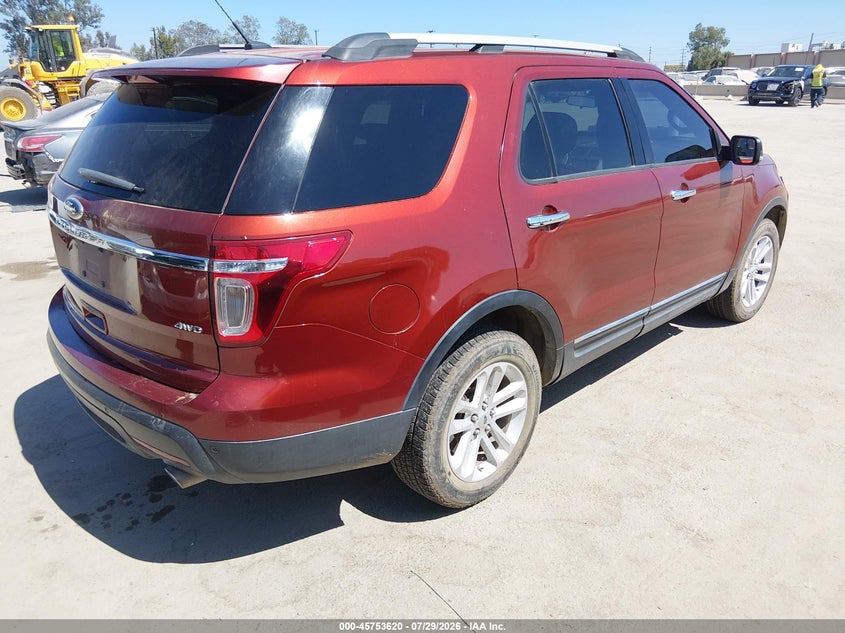 Vin: 1fm5k8d8xegc37622, lot: 46252343, ford explorer xlt 20144