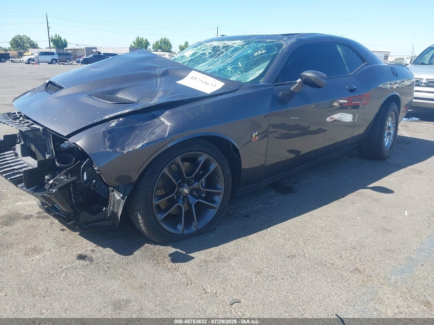 Vin: 2c3cdzfj5lh206358, lot: 46252354, dodge challenger r/t scat pack 20202