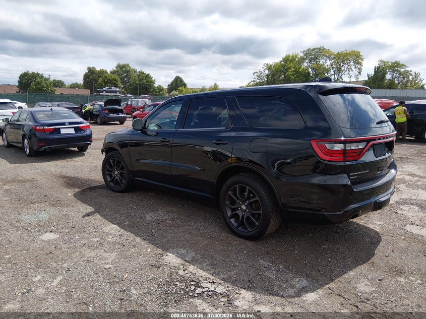 Vin: 1c4sdjct6hc879216, lot: 46252358, dodge durango r/t awd 20173