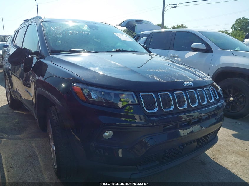 Vin: 3c4njdbb2nt216659, lot: 46252378, jeep compass latitude 4x4 2022 img_1
