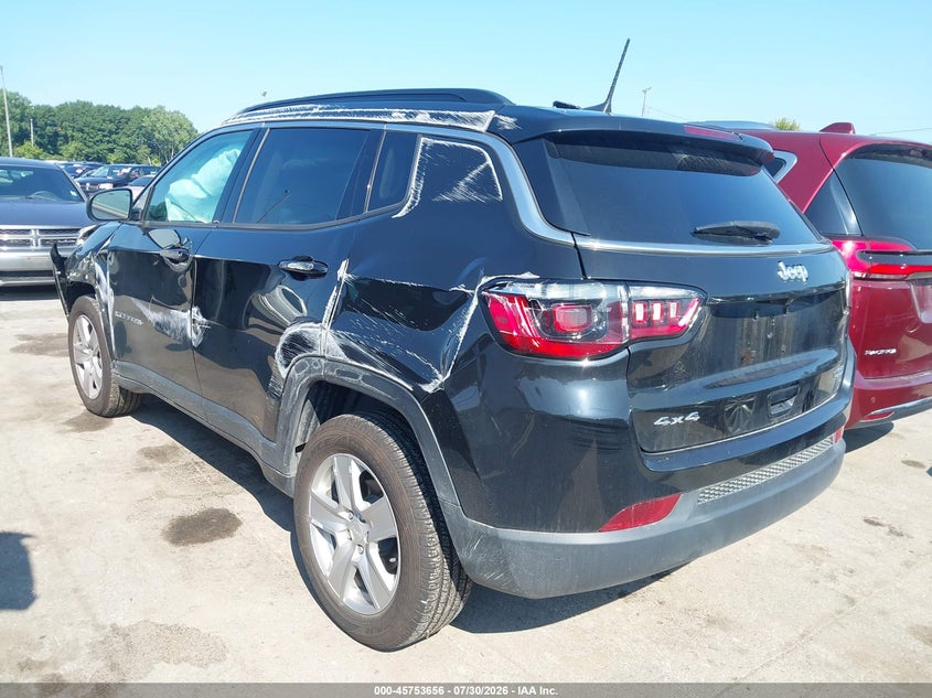 Vin: 3c4njdbb2nt216659, lot: 46252378, jeep compass latitude 4x4 20223