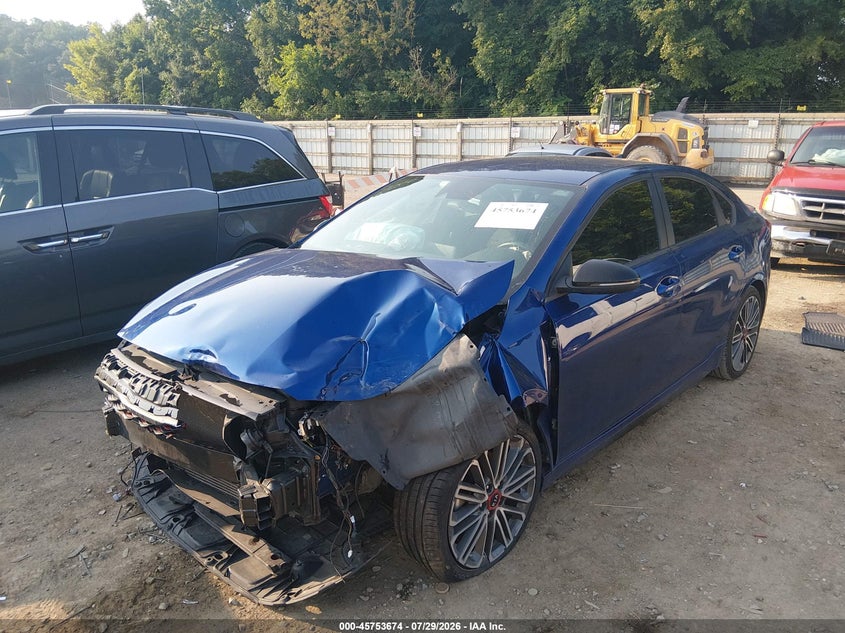 Vin: 3kpf44ac4me399992, lot: 46252396, kia forte gt 20212