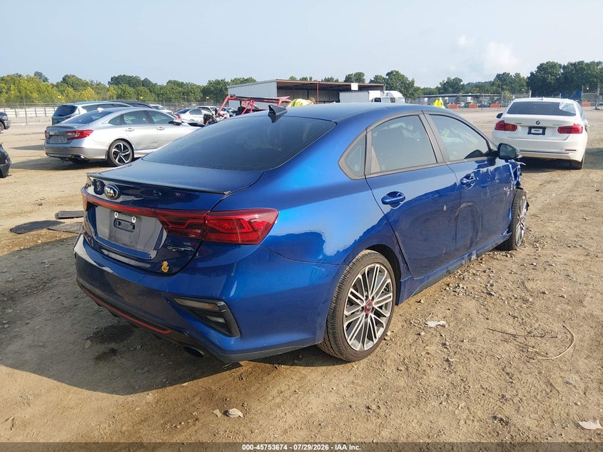 Vin: 3kpf44ac4me399992, lot: 46252396, kia forte gt 20214