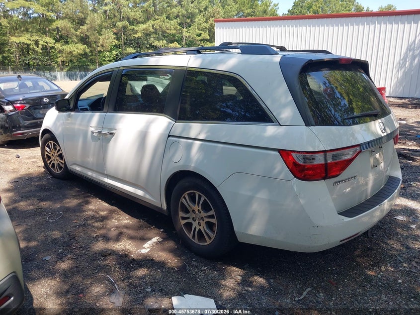 Vin: 5fnrl5h40cb042662, lot: 46252399, honda odyssey ex 20123