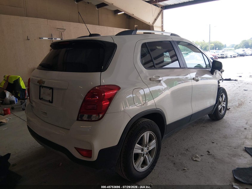 Vin: kl7cjlsm5nb568507, lot: 46252418, chevrolet trax fwd lt 20224