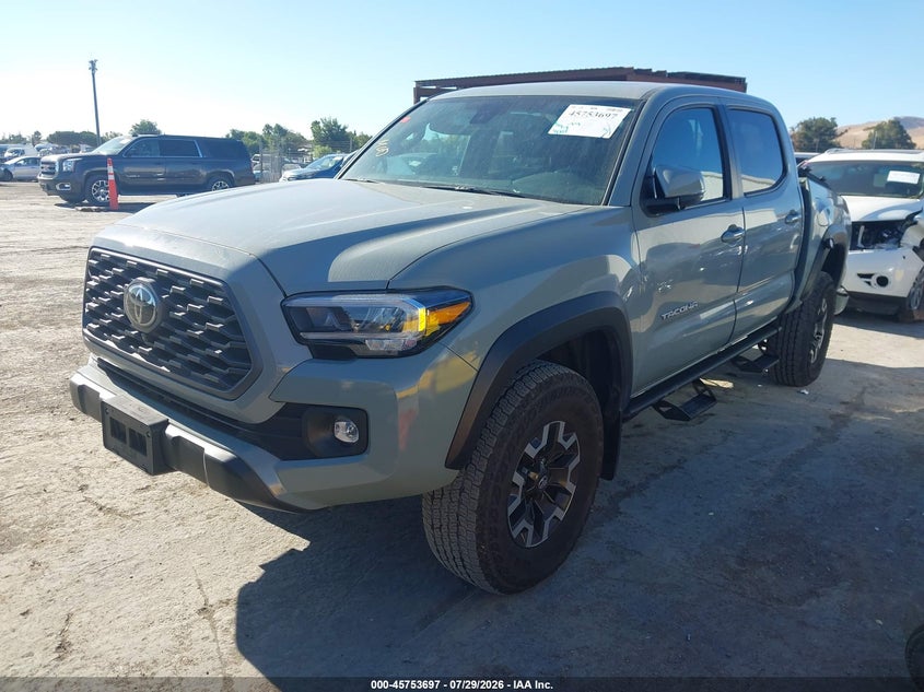 Vin: 3tmcz5an9nm493188, lot: 46252419, toyota tacoma trd off road 20222