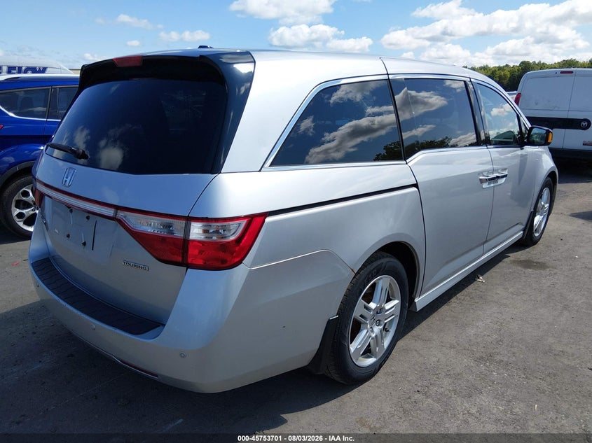 Vin: 5fnrl5h96bb005514, lot: 46252423, honda odyssey touring/touring elite 20114
