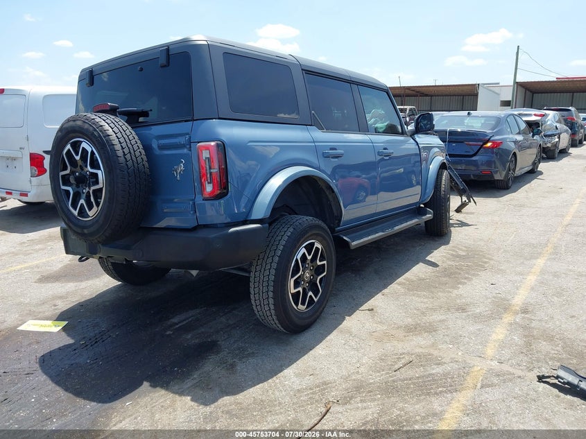 Vin: 1fmde8bh5sla72927, lot: 46252426, ford bronco outer banks 20254