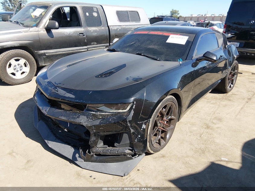 Vin: 1g1ff1r70j0165166, lot: 46252449, chevrolet camaro 1ss 20182