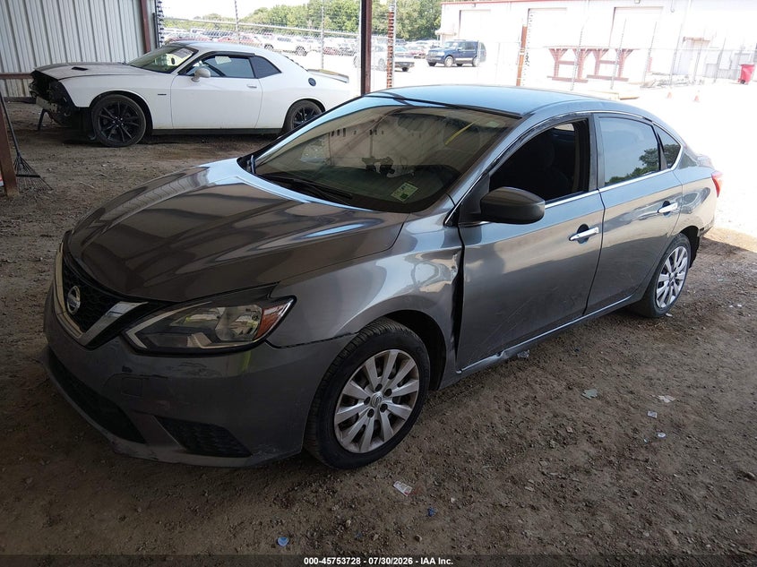 Vin: 3n1ab7ap5ky353428, lot: 46252450, nissan sentra s 20192