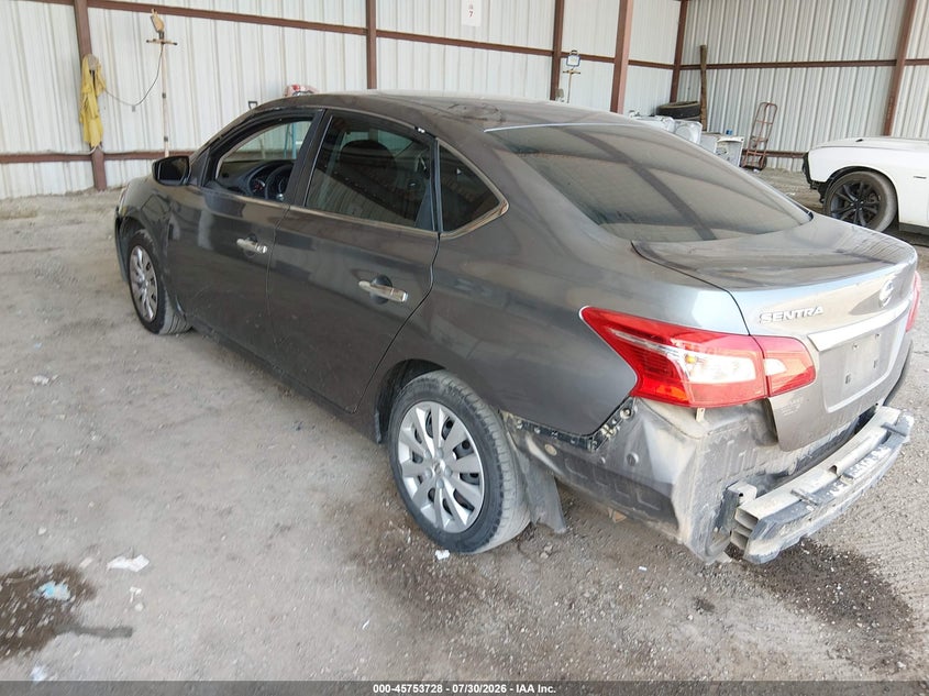 Vin: 3n1ab7ap5ky353428, lot: 46252450, nissan sentra s 20193