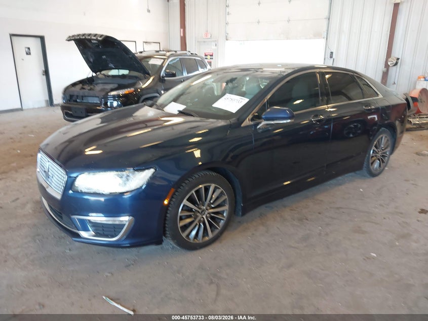 Vin: 3ln6l5lu1hr659631, lot: 46252455, lincoln mkz hybrid select 20172