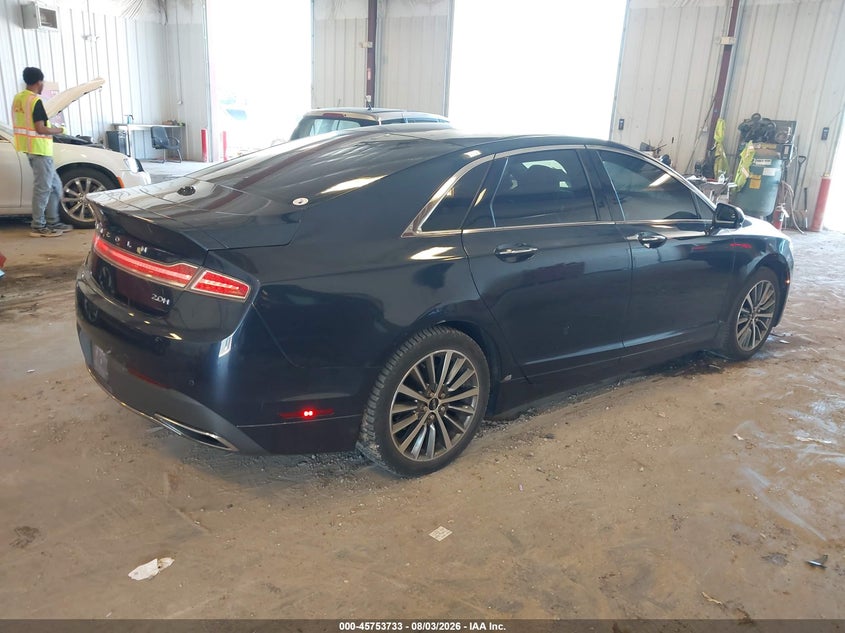 Vin: 3ln6l5lu1hr659631, lot: 46252455, lincoln mkz hybrid select 20174