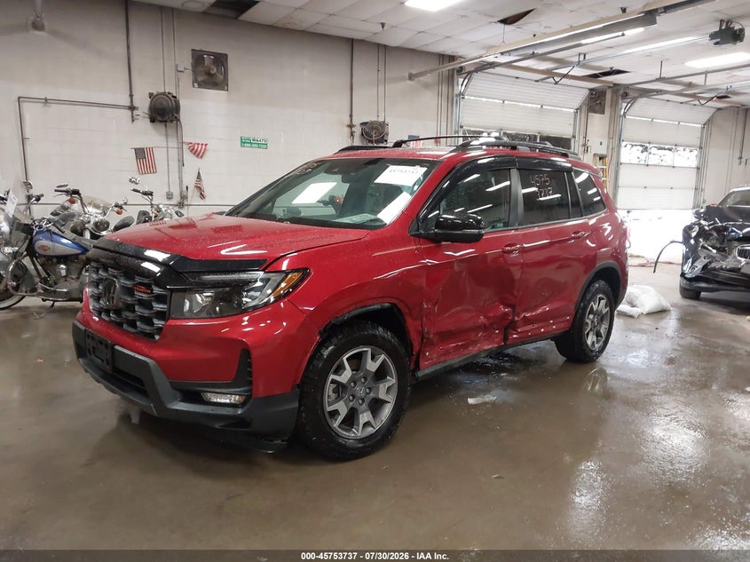 Vin: 5fnyf8h62pb037653, lot: 46252458, honda passport awd trailsport 20232