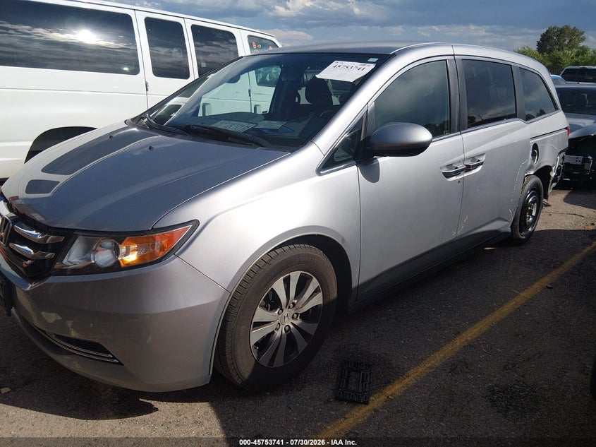Vin: 5fnrl5h31gb164993, lot: 46252463, honda odyssey se 20162