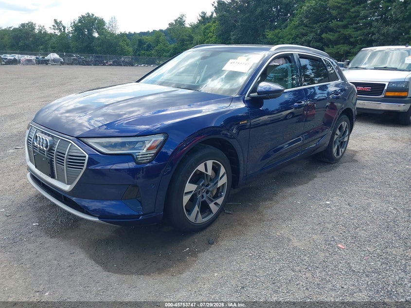 Vin: wa1vaage4mb016135, lot: 46252469, audi e-tron prestige quattro 20212