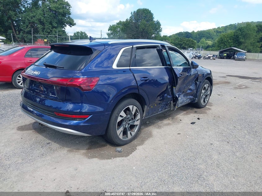 Vin: wa1vaage4mb016135, lot: 46252469, audi e-tron prestige quattro 20214