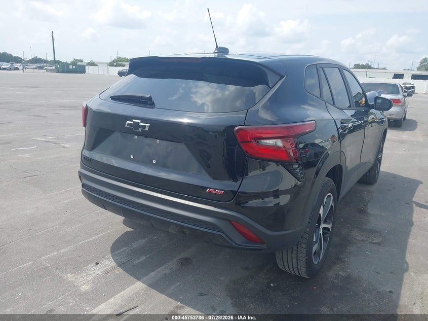 Vin: kl77lgep8sc258172, lot: 46252508, chevrolet trax fwd 1rs 20254
