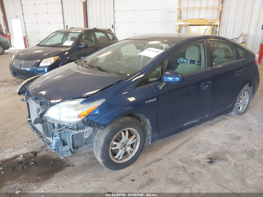 Vin: jtdkn3du5a1230508, lot: 46252510, toyota prius iii 20102