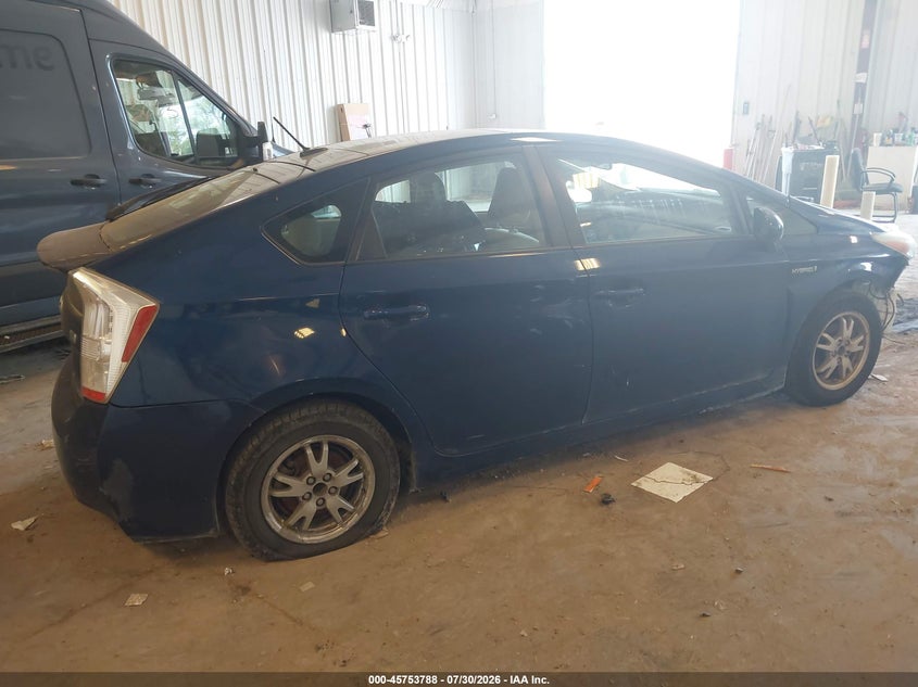 Vin: jtdkn3du5a1230508, lot: 46252510, toyota prius iii 20104