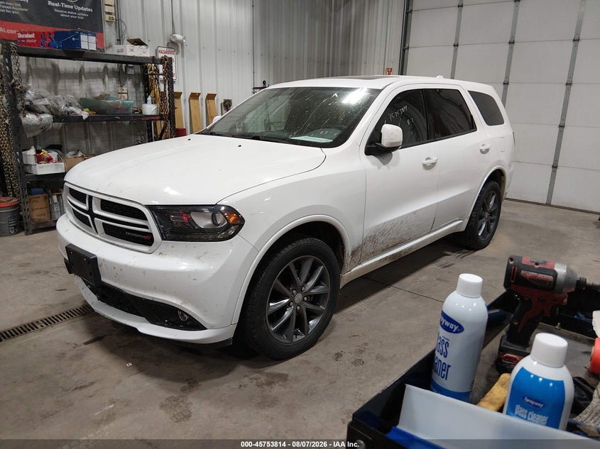 Vin: 1c4rdjdg4jc448041, lot: 46252536, dodge durango gt 20182