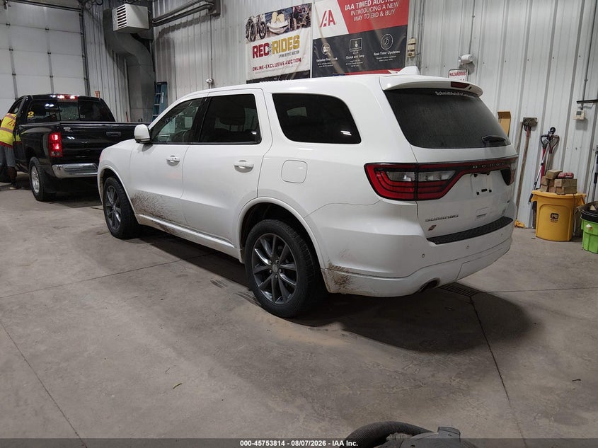 Vin: 1c4rdjdg4jc448041, lot: 46252536, dodge durango gt 20183